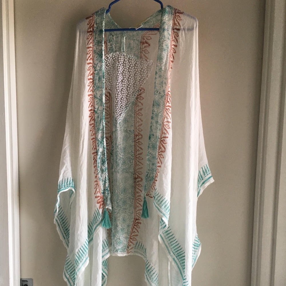 Beautiful beach coverup.